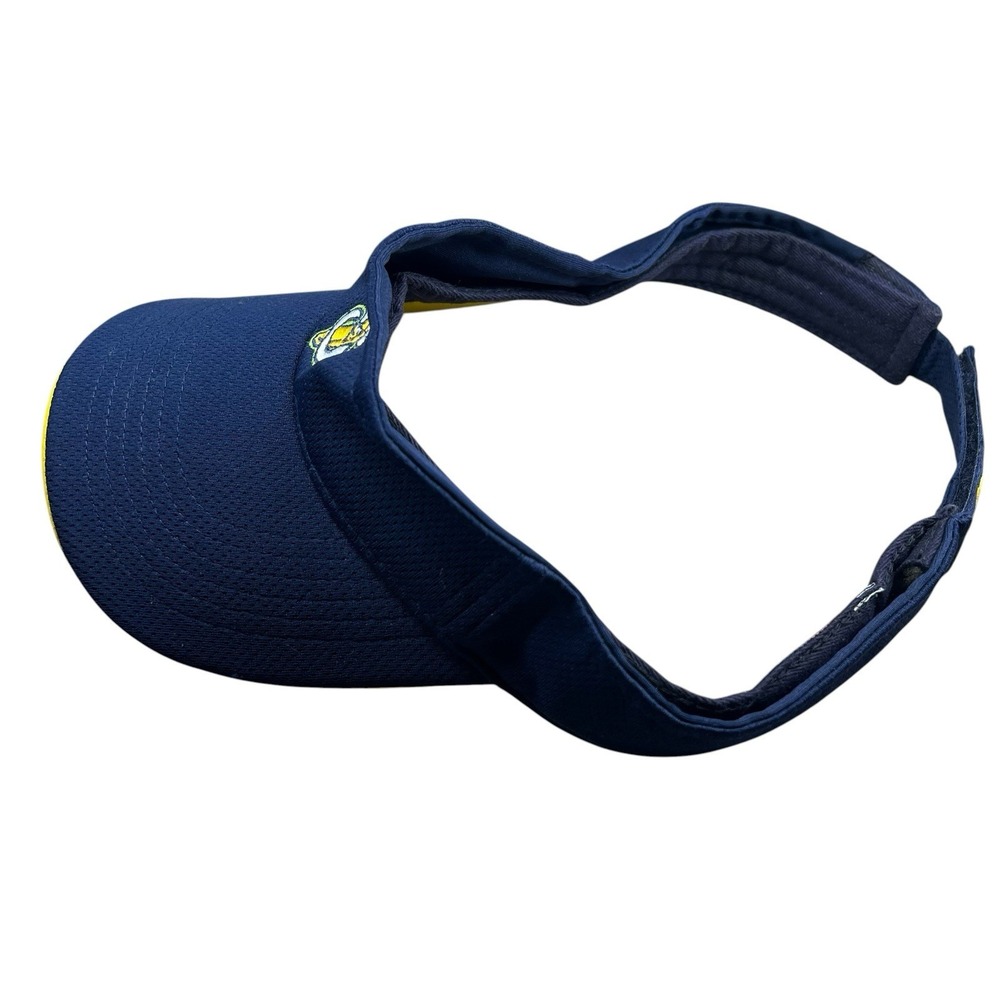 Savannah Bananas Baseball Visor Hat Rymm Ridder Navy Yellow Embroidered Logo - Picture 5 of 6